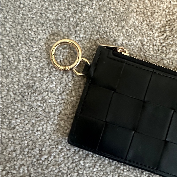 NWOT A New Day Faux Woven Leather Black Wallet - Picture 2 of 4